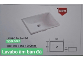 LAVABO ÂM BÀN ĐÁ 