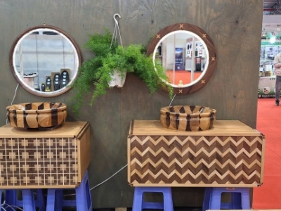 Cung cấp bộ tủ gỗ tự nhiên nhà vệ sinh đẹp giá tốt