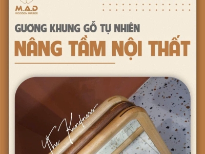 Điểm danh ngay gương đèn LED trang trí treo tường uy tín