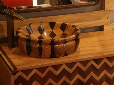 Địa chỉ hàng đầu chuyên lắp đặt lavabo gỗ tự nhiên nguyên khối