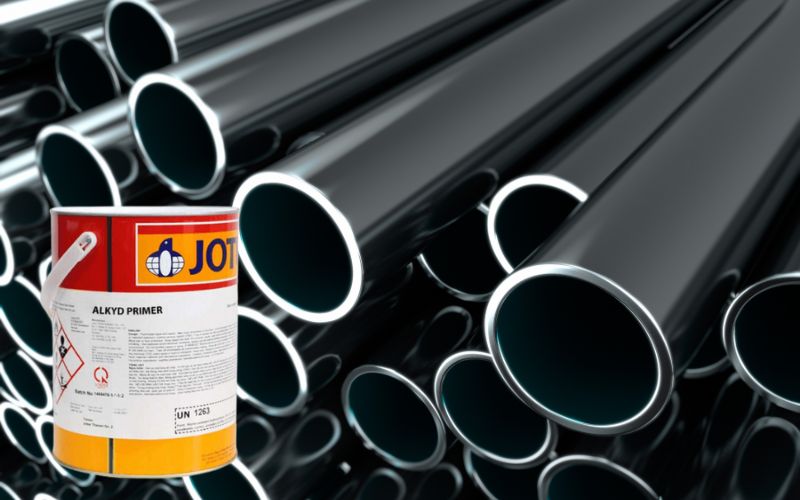 Sử dụng sơn dầu Alkyd thông thường cho sắt đen